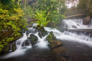 Costa Rica Natural hot springs in Arenal Volcano National Park