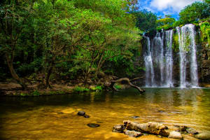 Guanacaste Llanos de Cortez waterfall