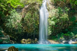 Central America Waterfall in Rincon de la Vieja Volcano National Park