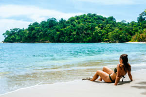 Manuel Antonio Sunbathing in Manuel Antonio
