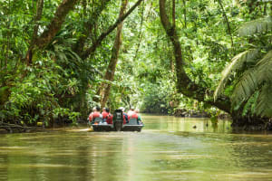 Costa Rica Boat on the River, Tortuguero National Park