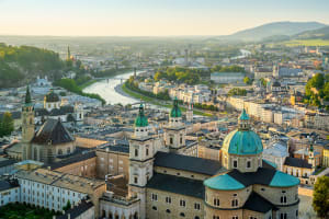 Salzburg Salzburg City Sunset