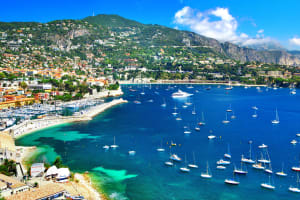 Cannes, Nice & Monte Carlo Aerial view of cityscape - Nice, France