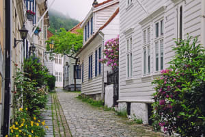 Bergen Street in Bergen
