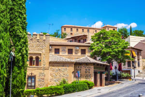 Toledo Medieval street in the city Toledo, Spain
