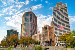 Detroit & Mackinac Island Downtown Detroit