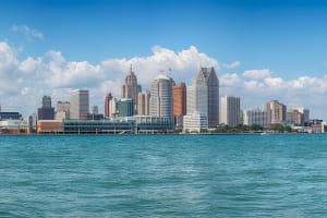 Detroit & Mackinac Island Detroit Skyline