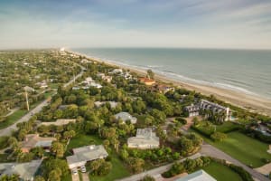 Melbourne & Vero Beach Aerial View of Melbourne Beach