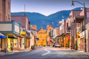 New Mexico Streets of Santa Fe, New Mexico