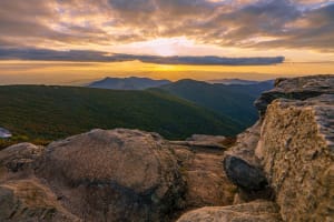 North Carolina Sunset at Craggy Pinnacle