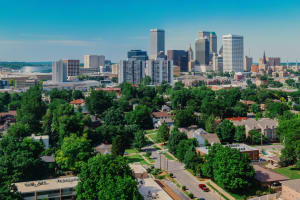 Oklahoma Tulsa Downtown Skyline