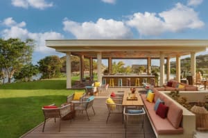 Six Senses La Segasse Grenada outdoor dining options