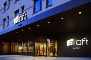 Aloft Munich Entrance