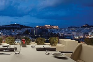 InterContinental Athenaeum Athens Rooftop Restaurant