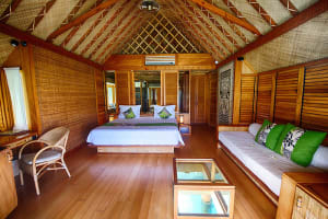 Le Bora Bora by Pearl Resorts Overwater Bungalow Interior