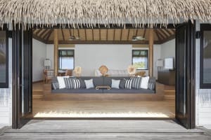 COMO Maalifushi, Maldives Water Villa Living Room