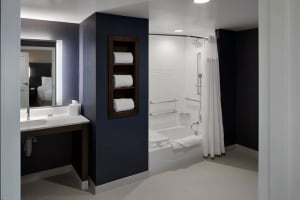 Residence Inn Columbus Airport One Bedroom Accessible Bathroom