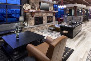 Embassy Suites by Hilton Anchorage lobby and bar