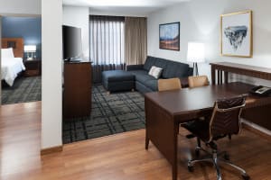 Embassy Suites by Hilton Anchorage suite with bedroom