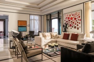 Four Seasons Resort Dubai at Jumeirah Beach Suite Living Room