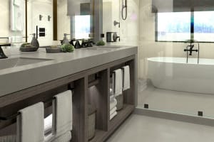 Four Seasons Resort and Residences Napa Valley Guest Bath