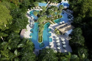 Cayo Levantado Resort Aerial View of Pool