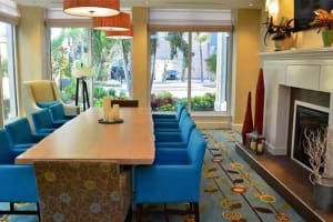 Hilton Garden Inn Daytona Beach Oceanfront Lobby