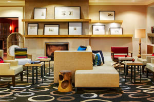 Hyatt Regency Newport Beach Lobby Fireplace