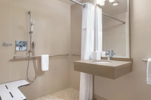 Hilton New York Times Square Accessible Bathroom