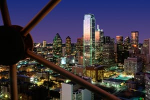 Hyatt Regency Dallas View from Reunion Tower
