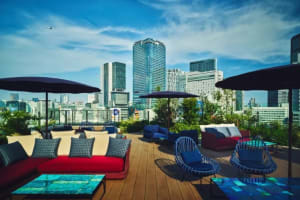 Hotel Indigo Tokyo Shibuya, an IHG Hotel The Terrace in the daytime.