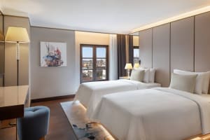 JW Marriott Istanbul Bosphorus Deluxe Guest Room Two Twin