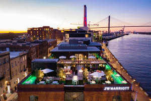 JW Marriott Savannah Plant Riverside District Aerial