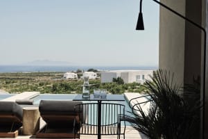 Magma Resort Santorini in the Unbound Collection by Hyatt Sea View from Suite