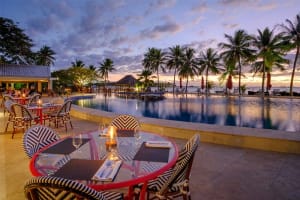 Musket Cove Island Resort & Marina, Fiji Poolside Dining