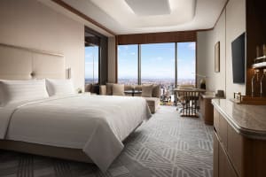 Shangri-La Phnom Penh Cambodia, king room with skyline views