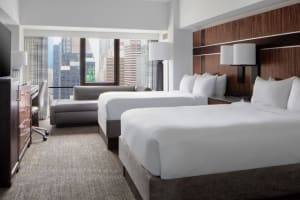 New York Marriott Marquis Deluxe Double Guest Room