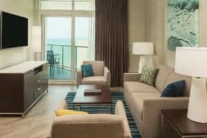 Hilton Grand Vacations Club Ocean 22 Myrtle Beach Living Area