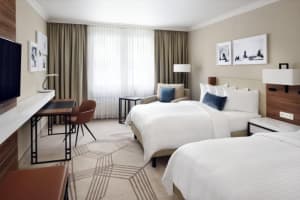 Prague Marriott Hotel Deluxe twin room