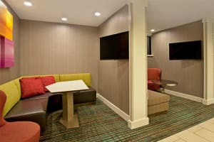 Residence Inn Portland Airport at Cascade Station Lobby Media Pods