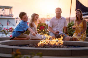 Sheraton San Diego Resort Fire Pits