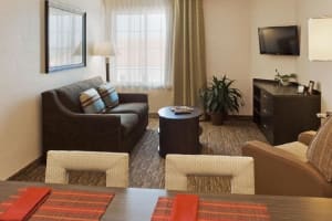 Sonesta Simply Suites Salt Lake City Airport One Bedroom Suite Living Area