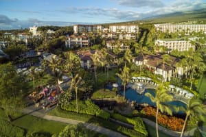 Wailea Beach Villas Aerial View