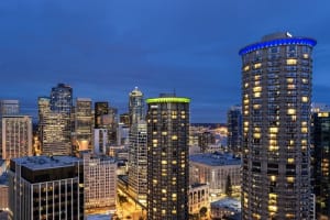 The Westin Seattle Aerial