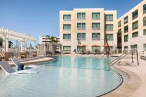 Holiday Inn Express Cape Canaveral Outdoor Pool and Splash Zone