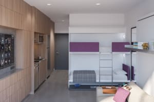 YOTELPAD Park City Studio PAD Bunk Bed