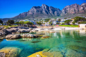 South Africa City Beach in Cape Town