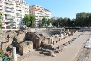 Thessaloniki Ancient Agora in Thessaloniki, Greece