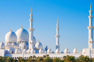 Middle East UAE Abu Dhabi Sheikh Zayed Grand Mosque