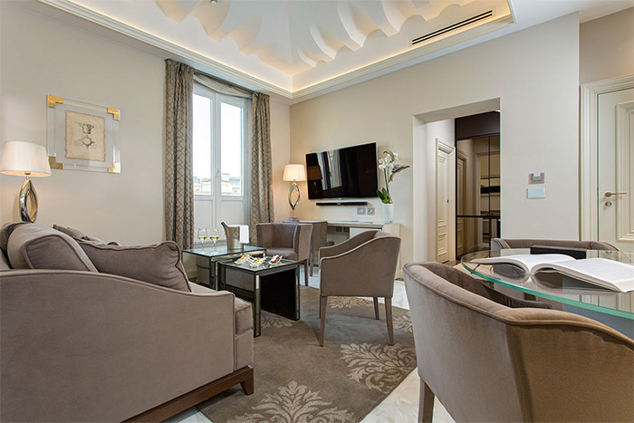 Aleph Rome Hotel, Curio Collection by Hilton Living Area